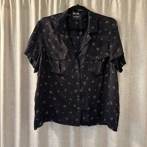 The Kooples Silk Top Size Medium